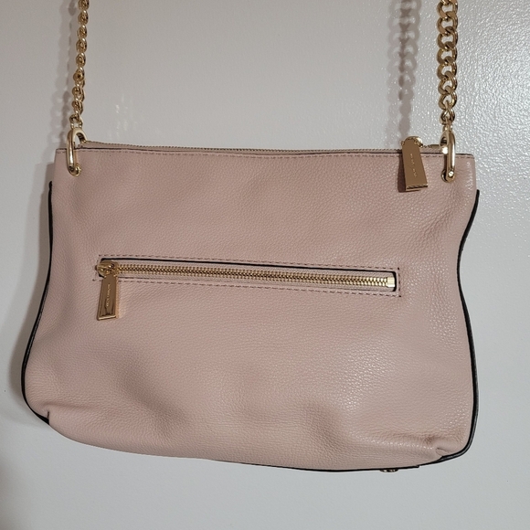 Michael Kors Lillie Pink Pebble Leather Crossbody Women's Handbag - Picture 6 of 10